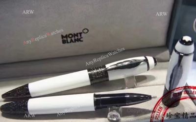 Best Mont blanc Daniel Defoe White Barrel Rollerball Pen Copy